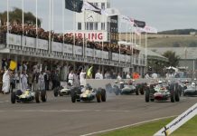 Lotus 1-2 in Glover Trophy Race at the Goodwood Revival