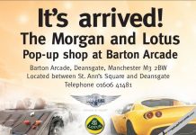 Lotus pop-up shop opens in Manchester