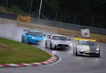 Podium for Lotus Cyan in Swedish GT at Anderstorp
