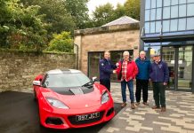 Jim Clark Lotus Evora GT410 Sport winner collects prize!